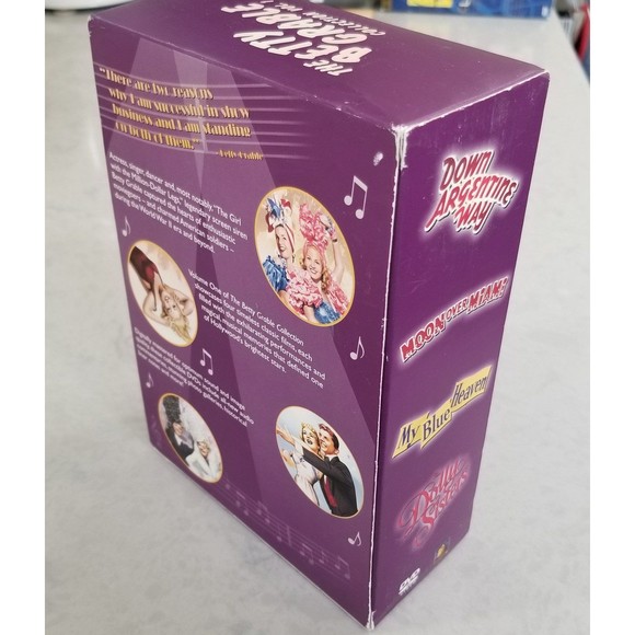 The Betty Grable Collection Vol. 1," DVD box set with booklets and lobby cards - Picture 2 of 8